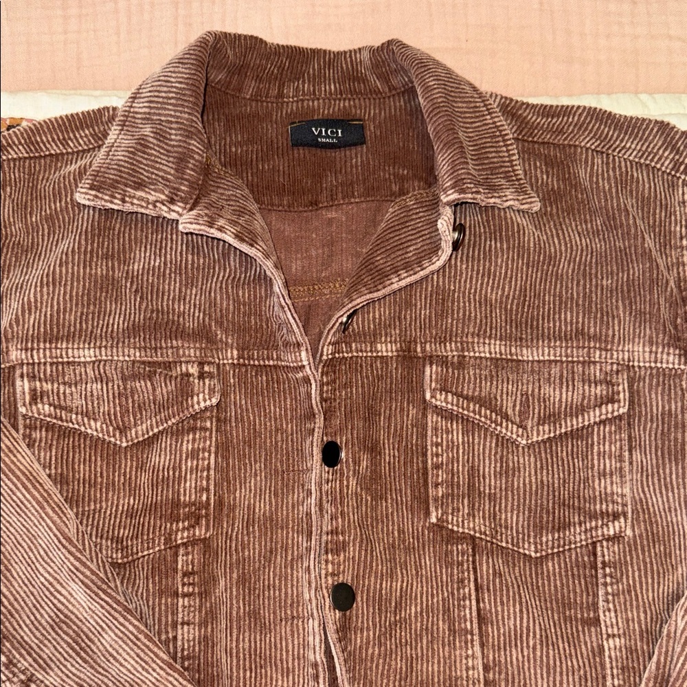 VICI brownish/mauve Corduroy Jacket